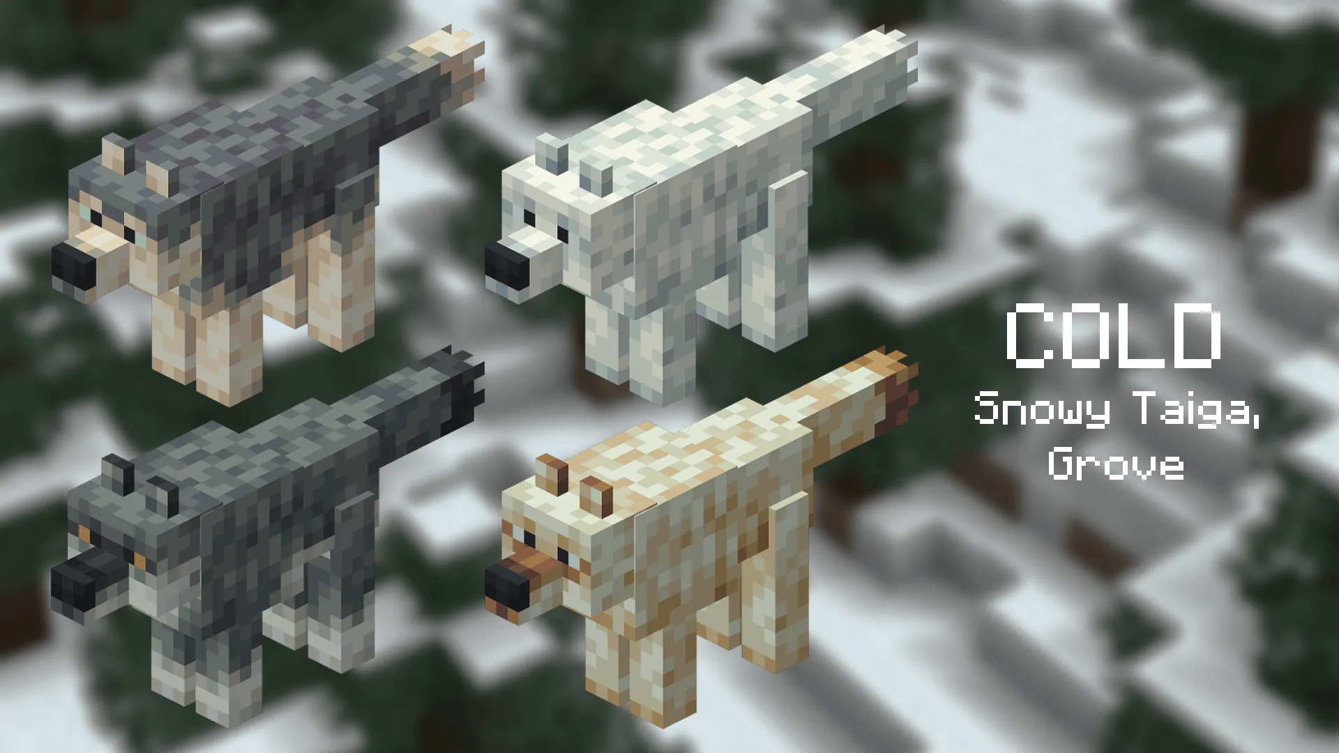 Acidul's Wolves [OPTIFINE/EMF] — скриншот 4 (Текстуры, Minecraft)