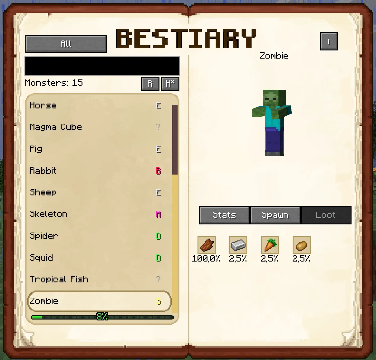 Araxer's Bestiary — скриншот 6 (Моды, Minecraft)