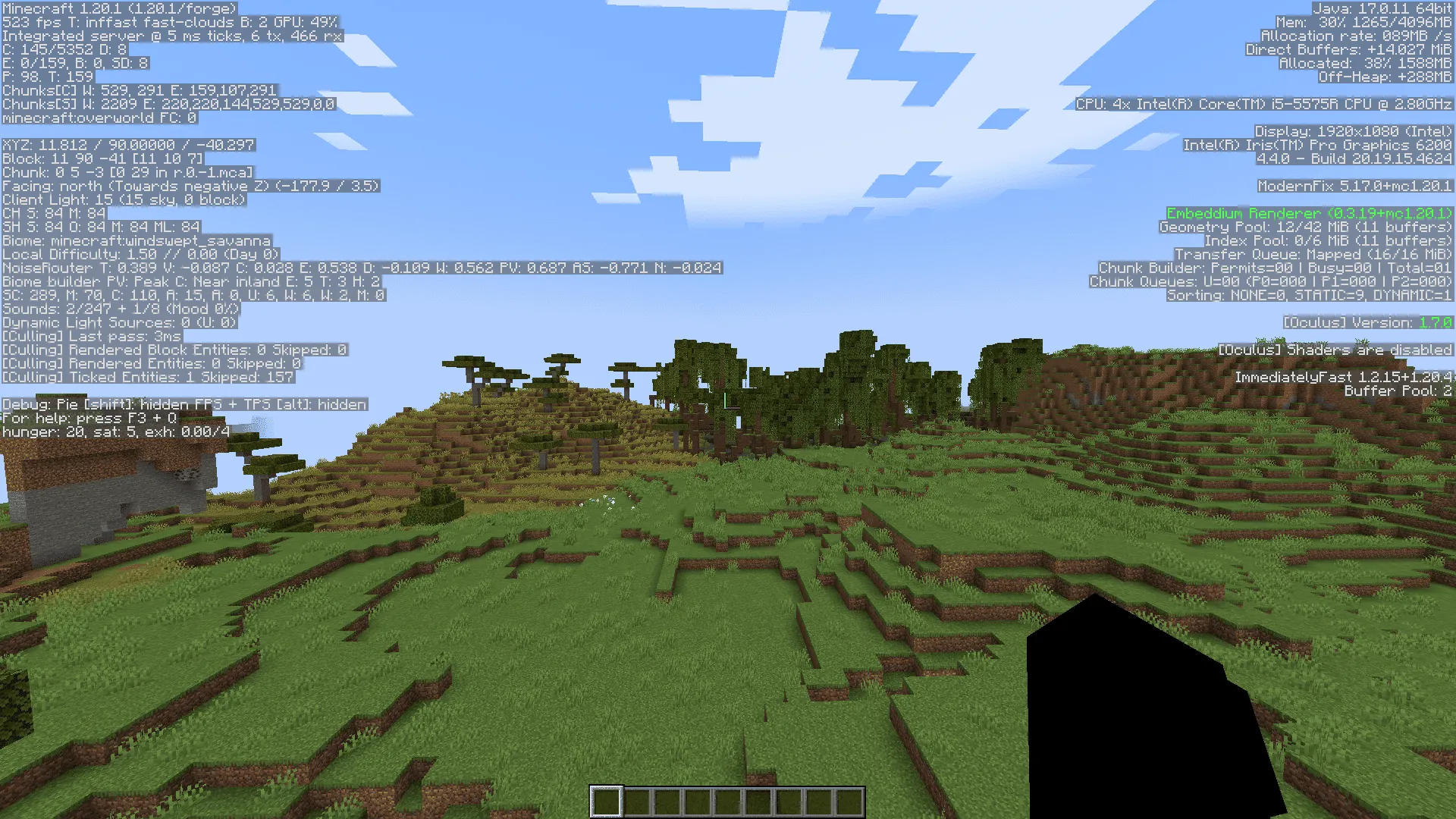 Forgium [Optimization + FPS] — скриншот 4 (Модпаки, Minecraft)