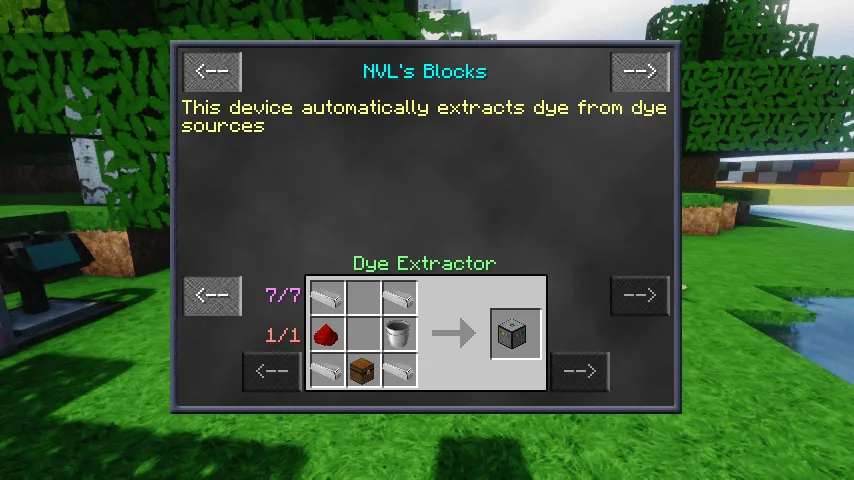 NVL's Blocks, Моды, Minecraft