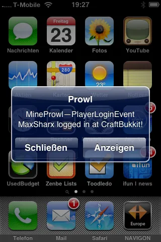 MineProwl, Плагины, Minecraft