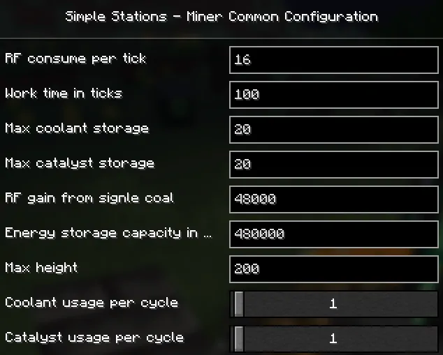 Simple Stations - Miner, Моды, Minecraft