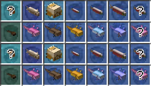 fish bucket variants — скриншот 11 (Текстуры, Minecraft)