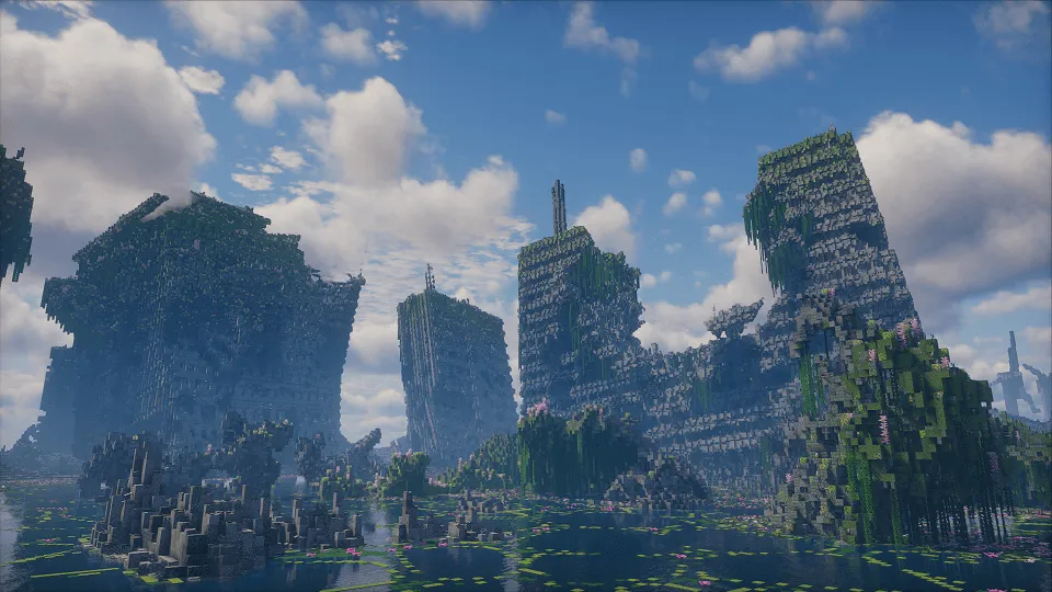 Tideworn - 8 sqkm Forgotten Flooded City — скриншот 16 (Карты, Minecraft)