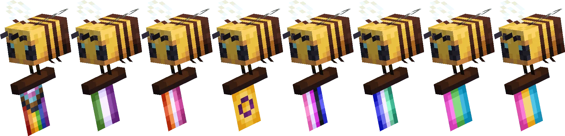 Everybody Loves: Bees, Текстуры, Minecraft
