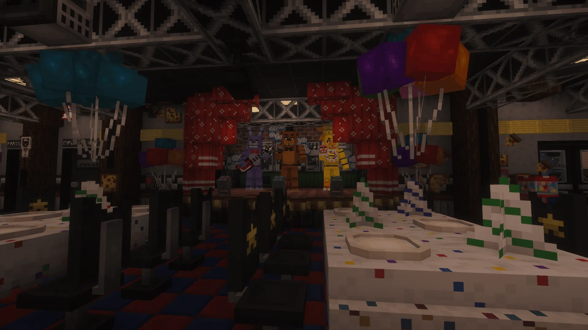 GoldGrave2007 FNaF Map (CANCELLED) — скриншот 1 (Карты, Minecraft)