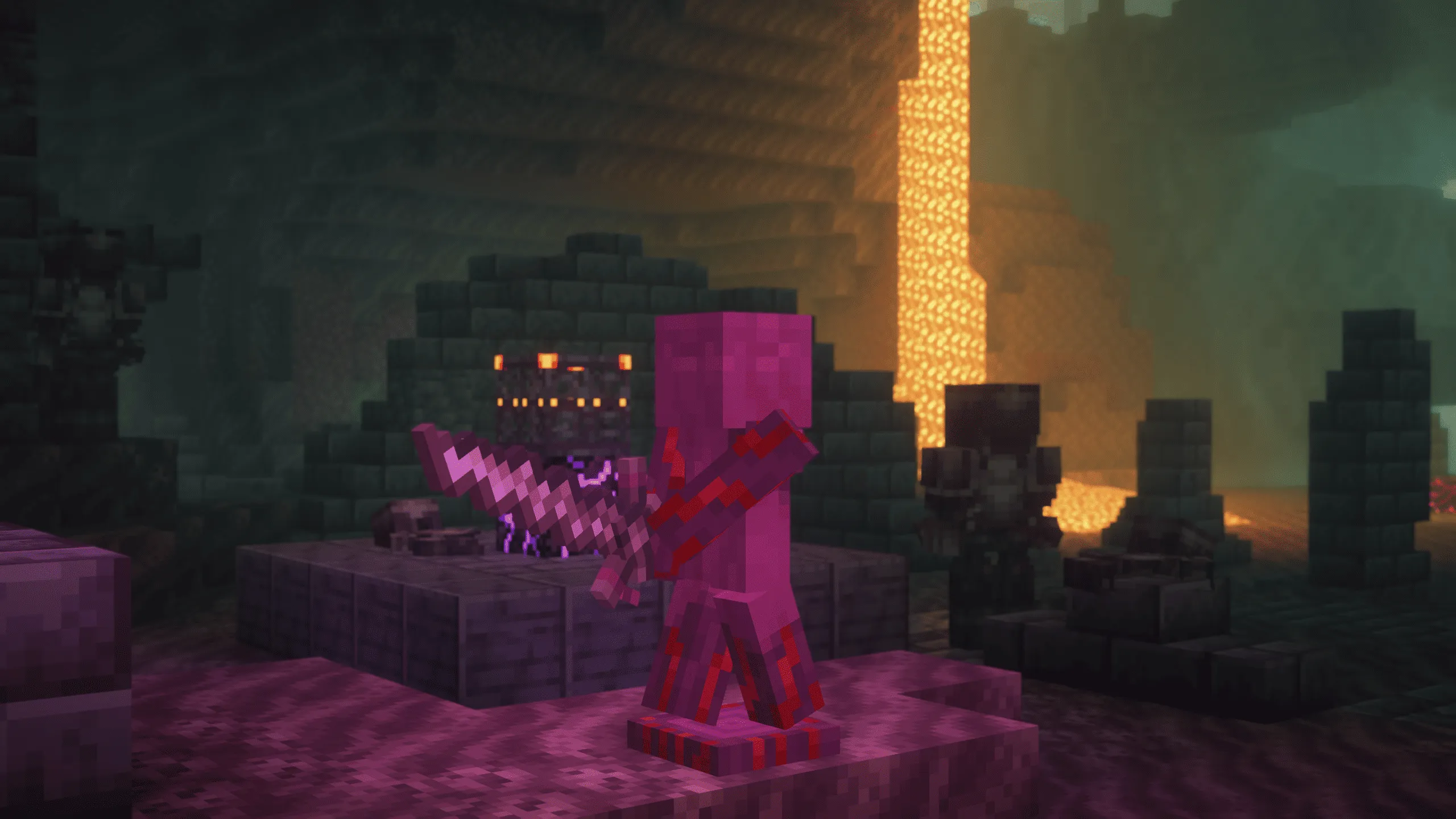 Iron's Spells Weapons Reimagined — скриншот 6 (Текстуры, Minecraft)