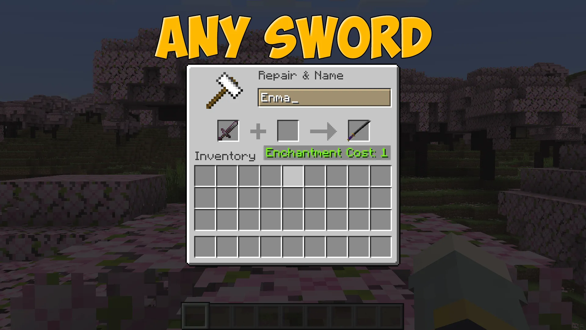 Enma katana from anime One piece — скриншот 3 (Текстуры, Minecraft)
