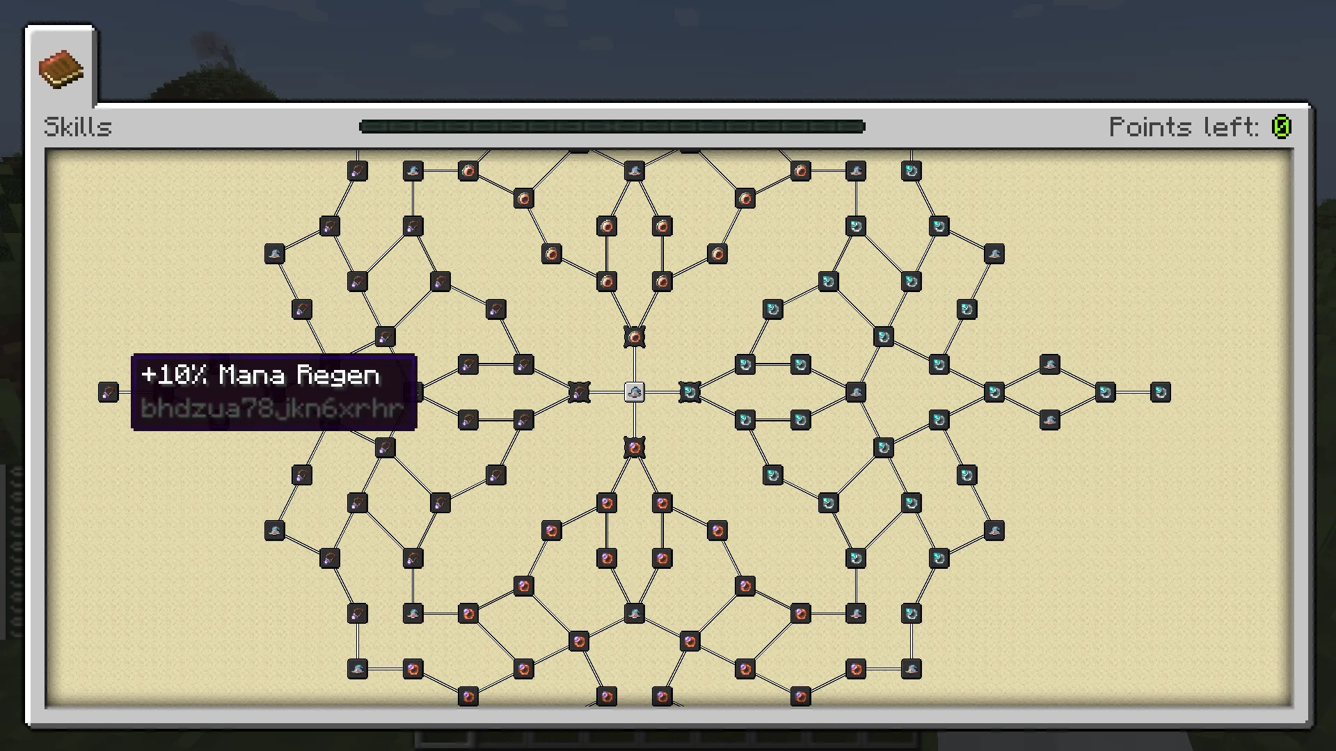 Unofficial Iron's Spells 'n Spellbooks Skill Tree — скриншот 3 (Моды, Minecraft)