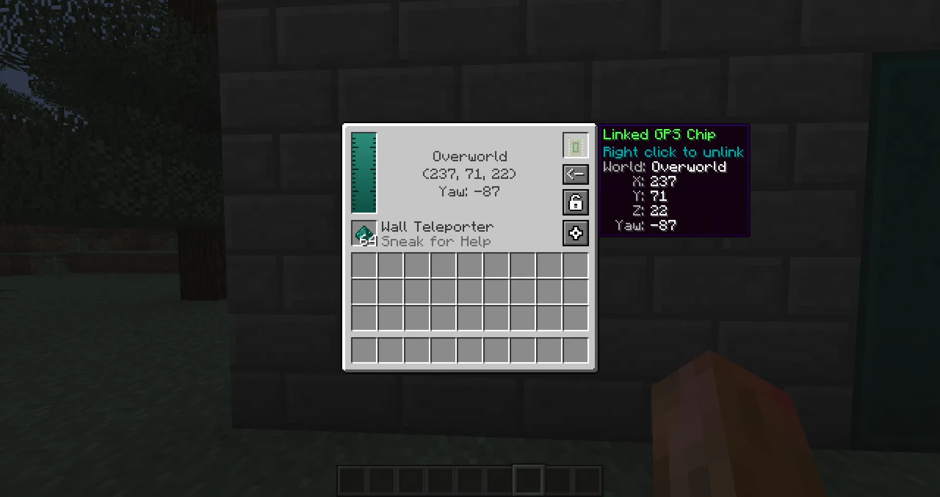 Wall Teleporters, Моды, Minecraft