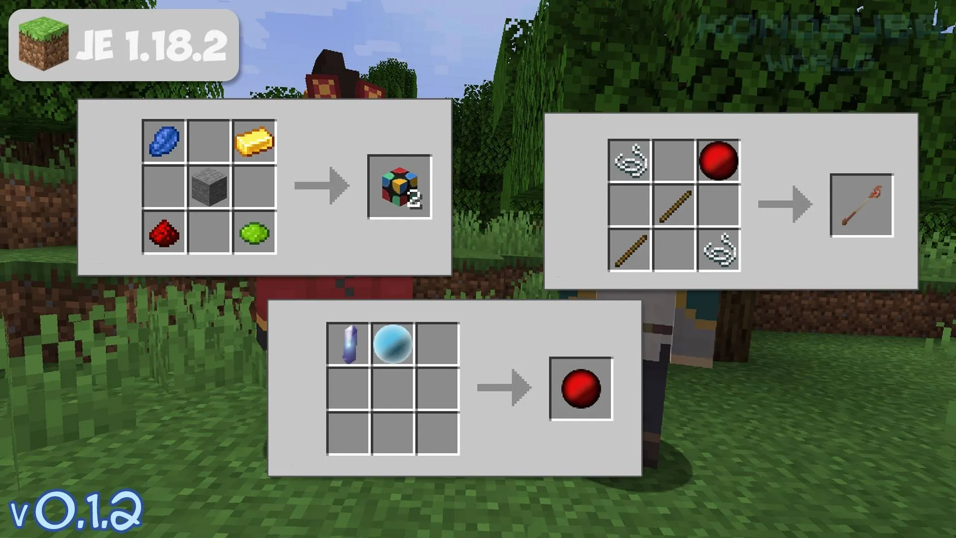 KonuSuba World, Моды, Minecraft