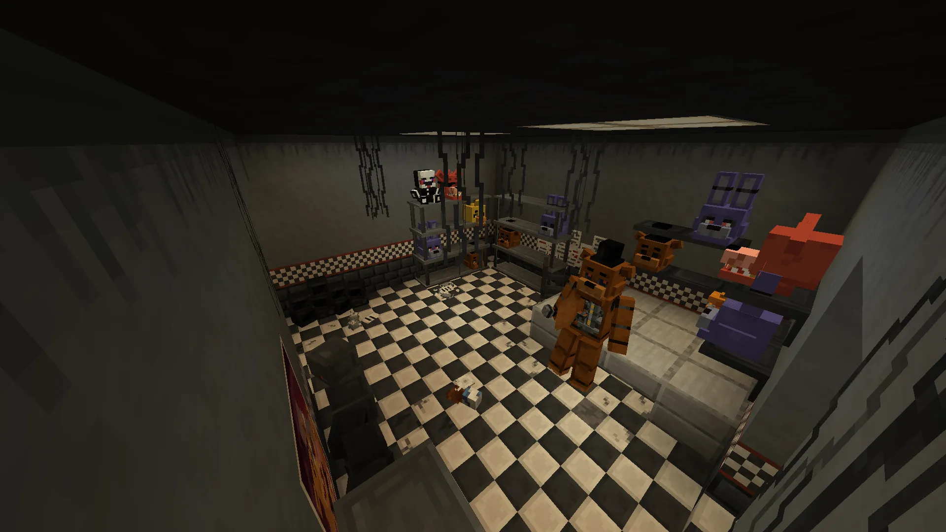 Rovdo's Fnaf Pizzeria, Карты, Minecraft
