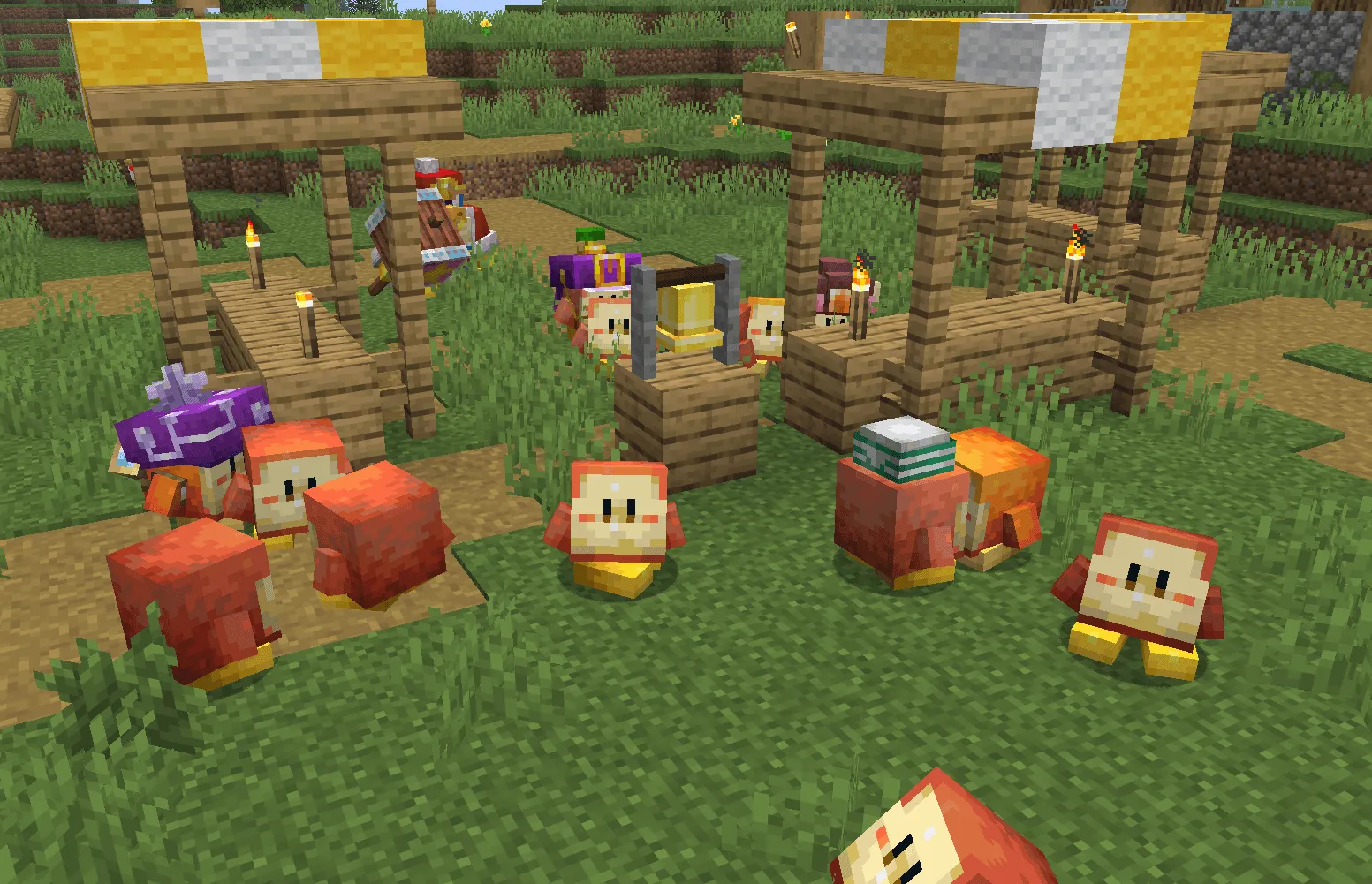 Waddling Traders, Текстуры, Minecraft