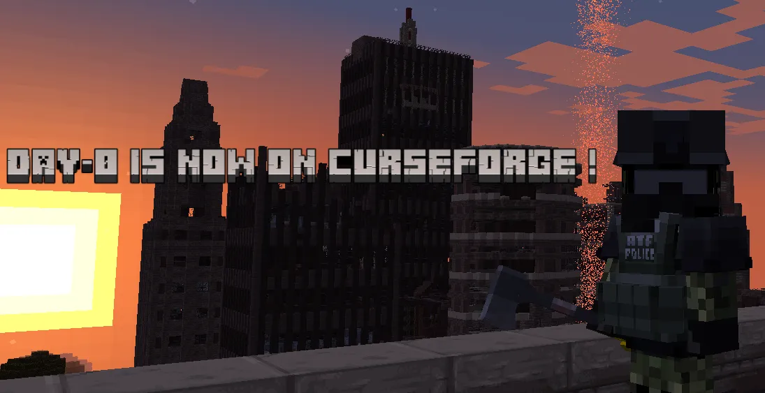 Day-0 Zombie Apocalypse  — скриншот 4 (Модпаки, Minecraft)
