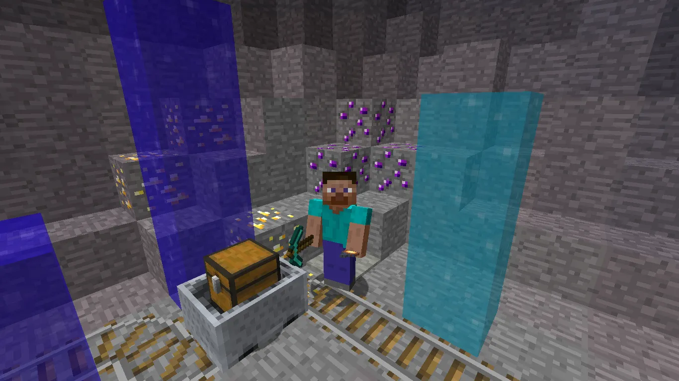Gems and Caves Update! — скриншот 1 (Модпаки, Minecraft)