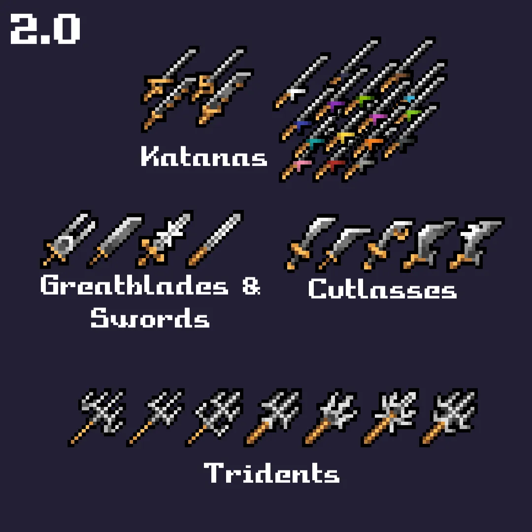 Melee Ex Machina (Weaponry & More) — скриншот 11 (Моды, Minecraft)