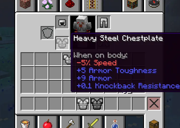 Heavy Armor, Моды, Minecraft