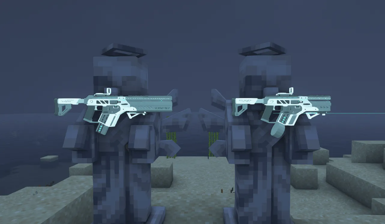 [TaCZ]EMX-Arms gunpack, Кастомизации, Minecraft