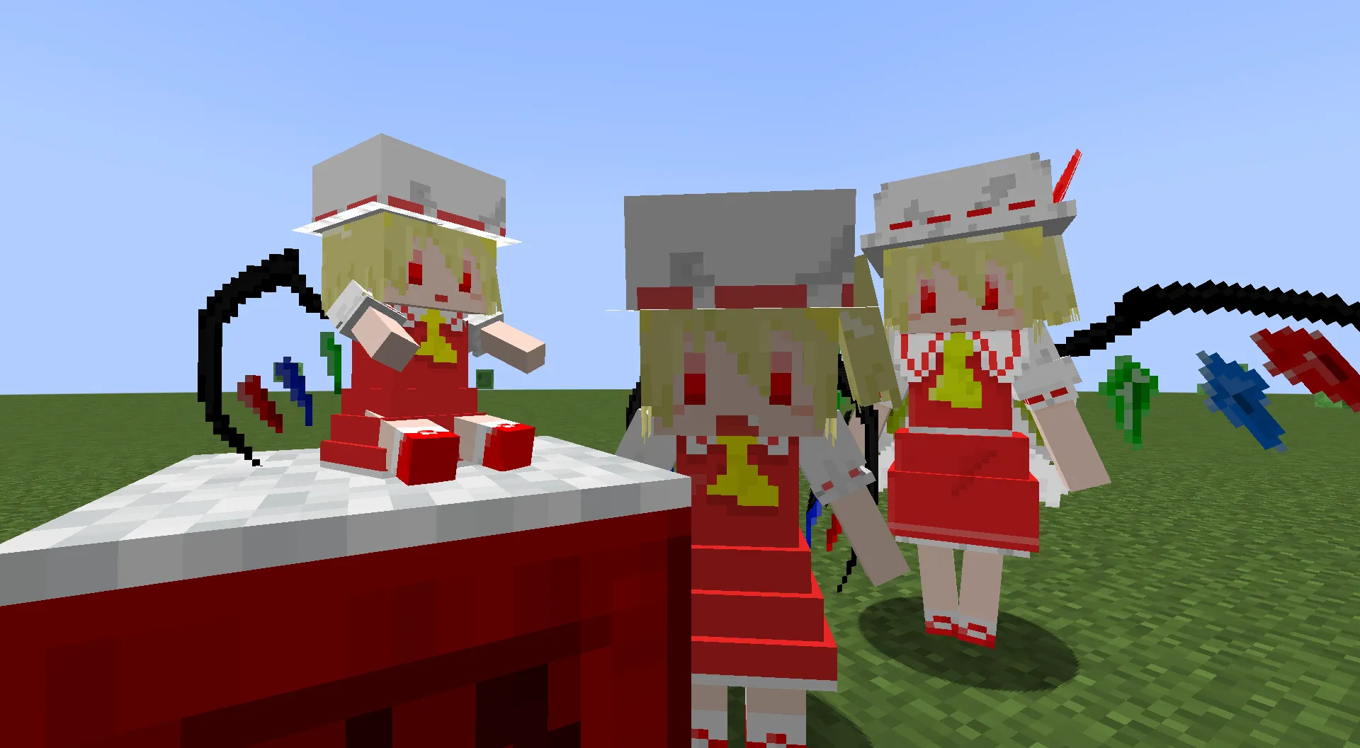 Cute Flanchan !! — скриншот 3 (Моды, Minecraft)
