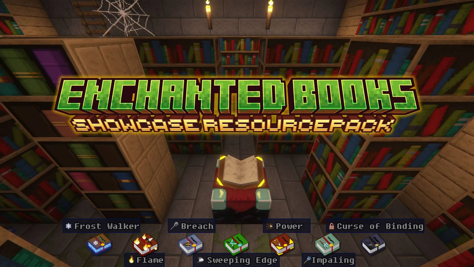Enchanted Books Showcase 64x, Текстуры, Minecraft