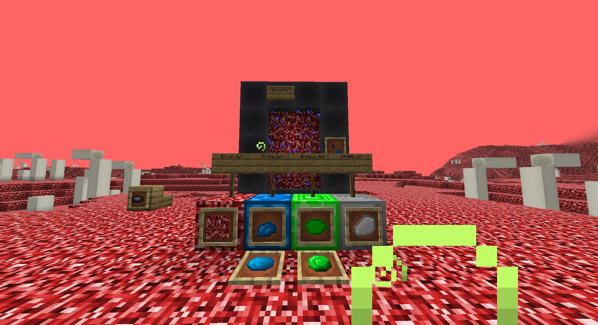 Code Final, THE ERROR MOD, Моды, Minecraft