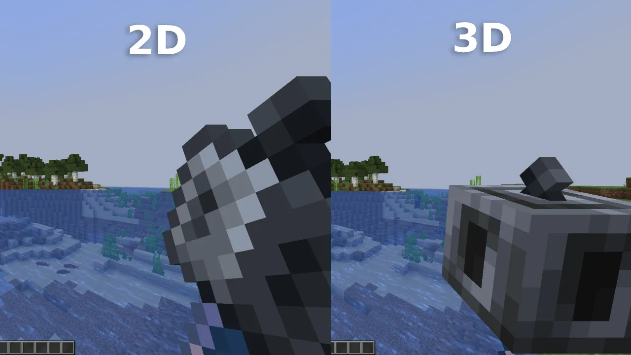 Mace 3D better — скриншот 2 (Текстуры, Minecraft)