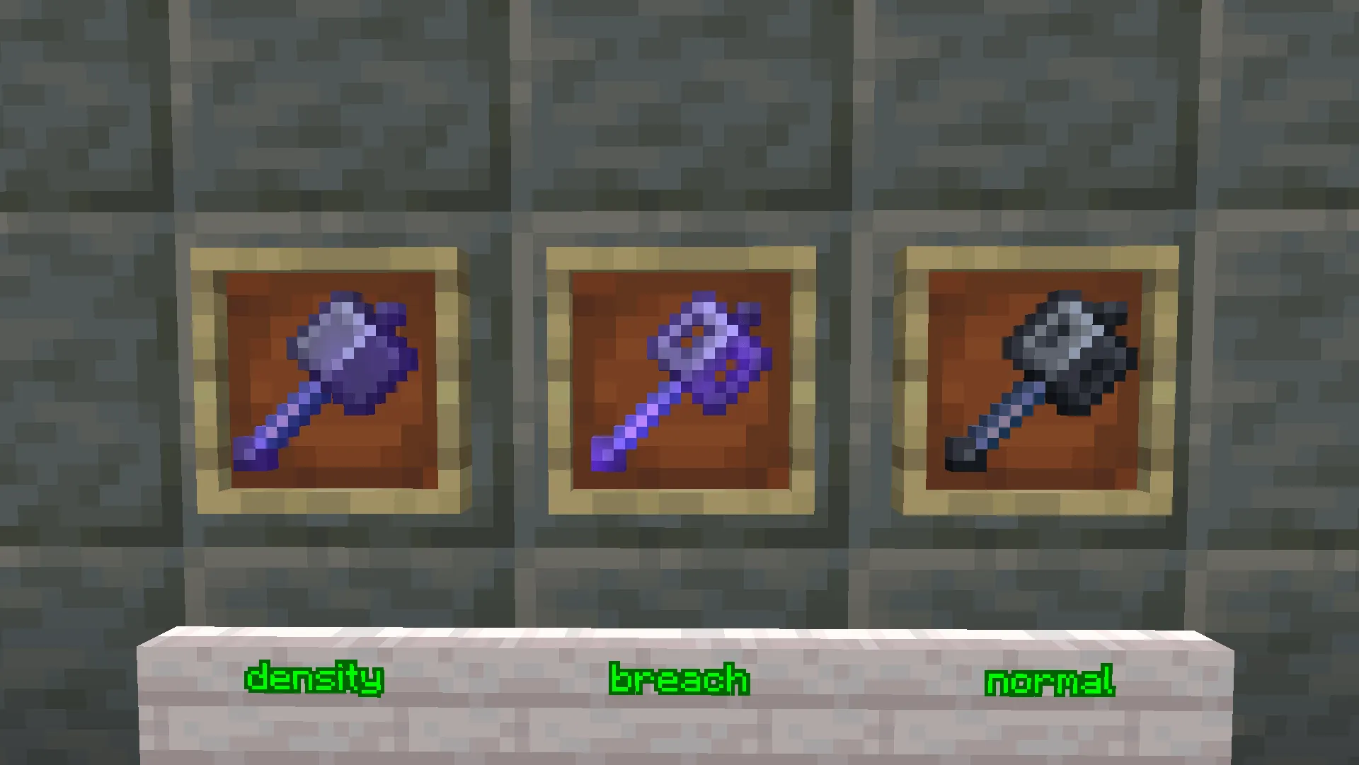 Density vs Breach, Текстуры, Minecraft