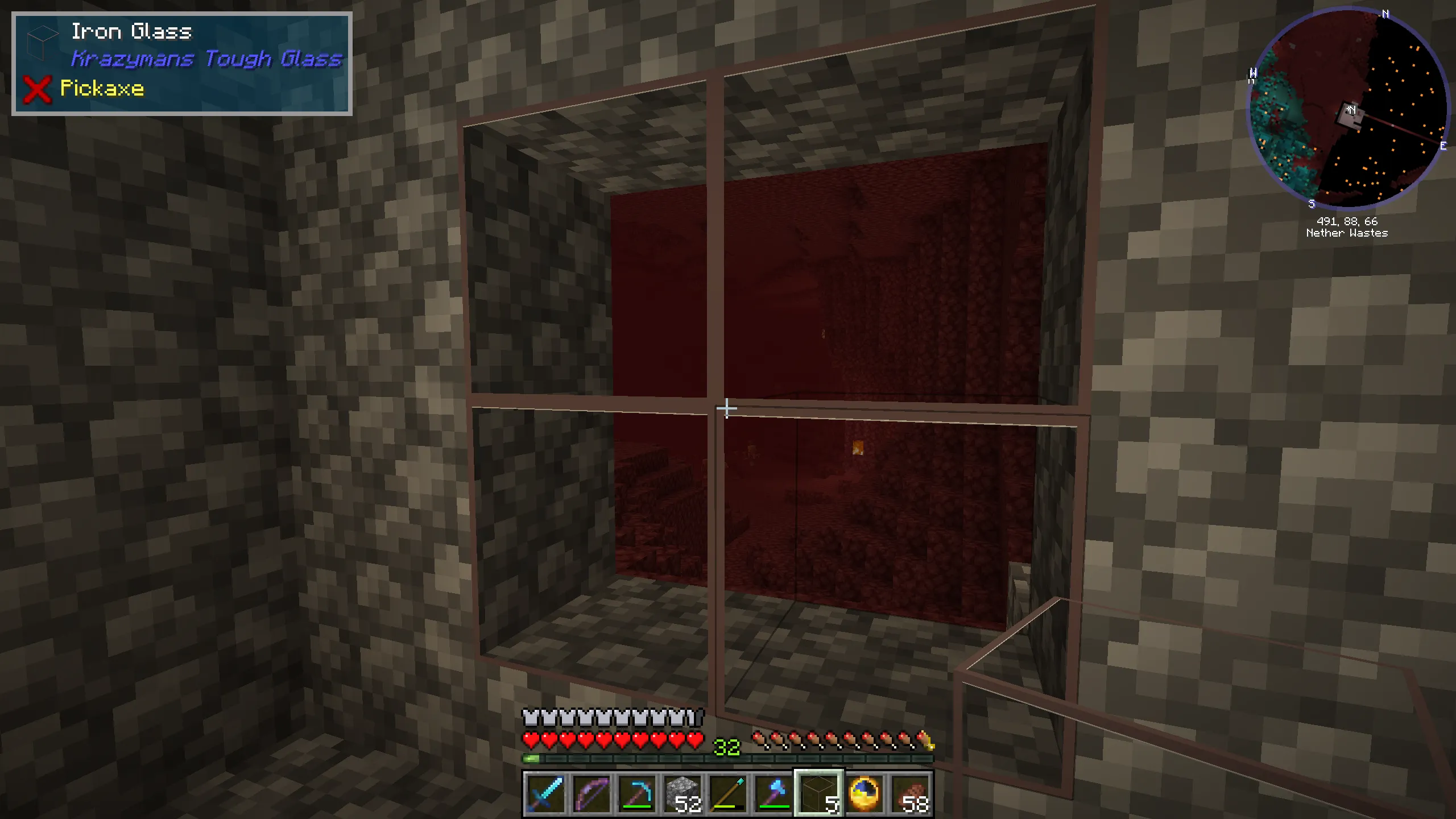 Krazymans Tough Glass, Моды, Minecraft