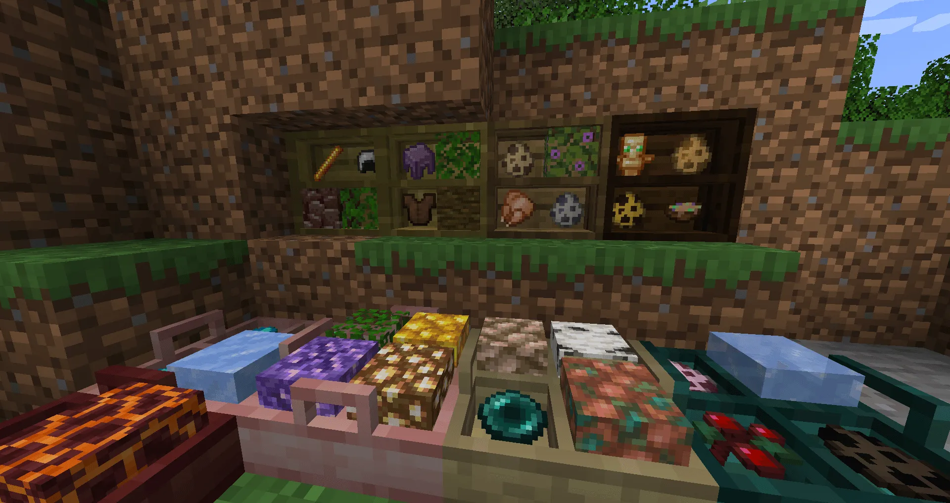 Shelves, Моды, Minecraft