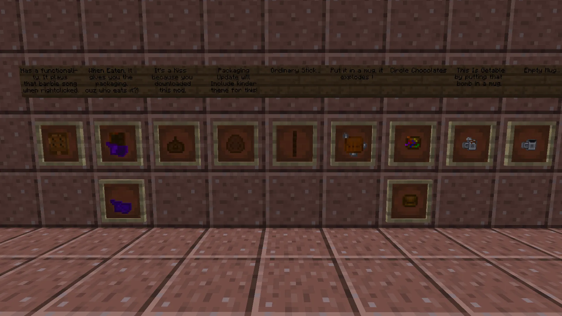 Chocoful, Моды, Minecraft