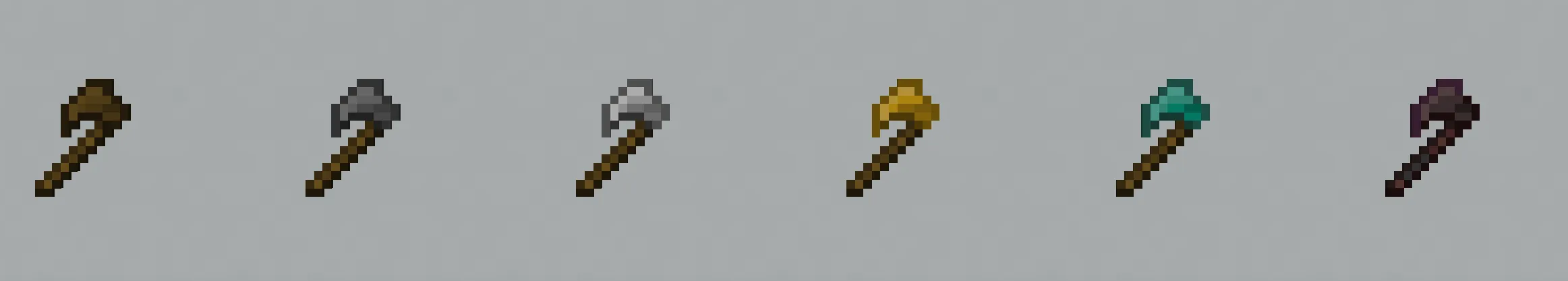 Better axe textures, Текстуры, Minecraft