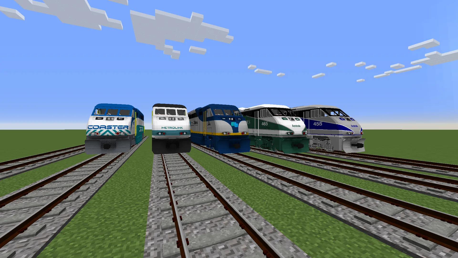 IR Amtrak+ [Immersive Railroading Pack], Текстуры, Minecraft