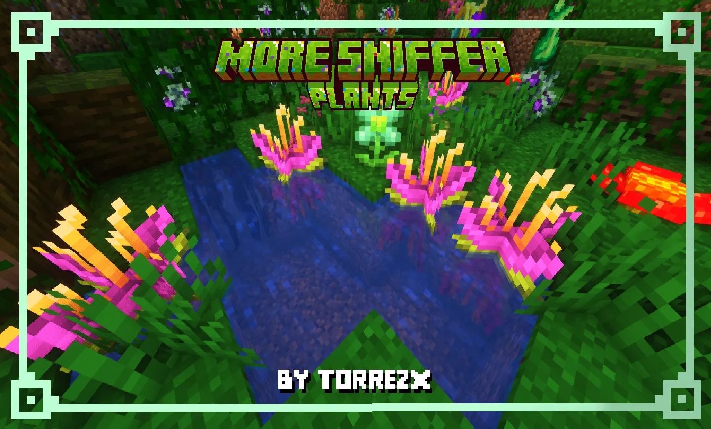 Torrezx-More sniffer plants — скриншот 2 (Текстуры, Minecraft)