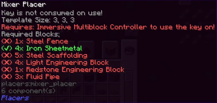 Placers - Immersive Engineering, Моды, Minecraft