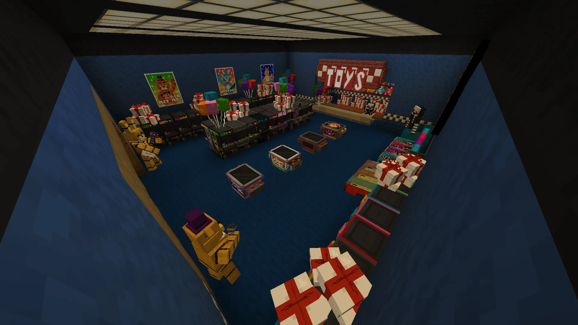 Rovdo's Fnaf Pizzeria, Карты, Minecraft