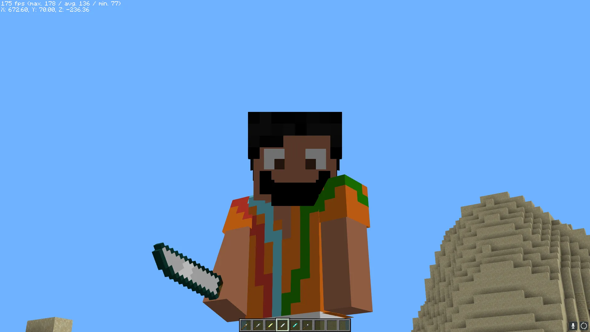 Swords to Knives., Текстуры, Minecraft