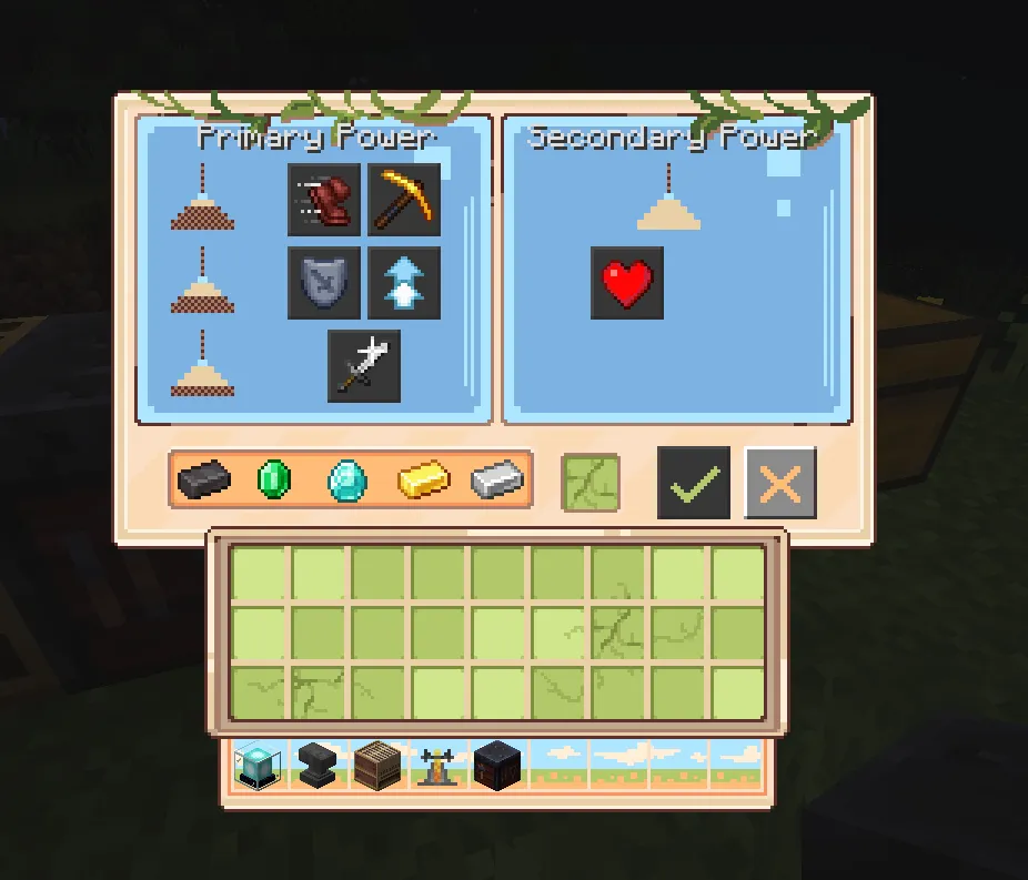 Solarpunk GUI, Текстуры, Minecraft