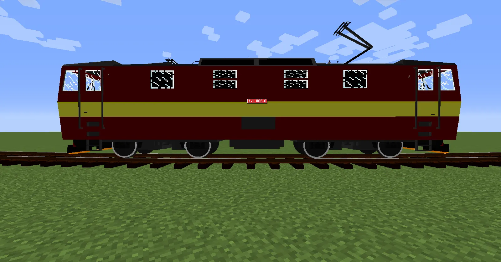 Locomotive 371 ''pepin'' for Immersive railroading. — скриншот 2 (Текстуры, Minecraft)