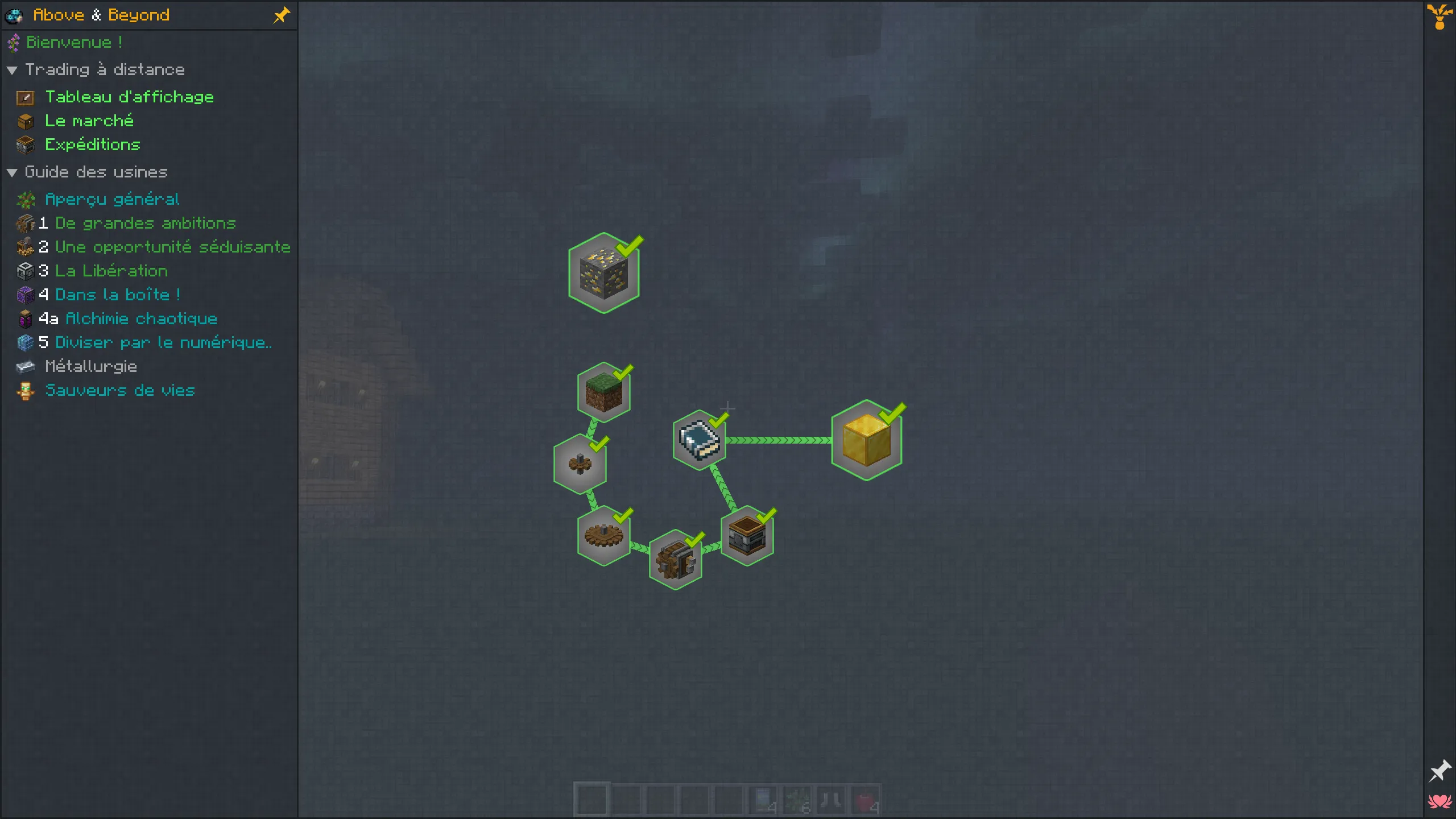 Create: Above and Beyond Quest in French — скриншот 4 (Аддоны, Minecraft)