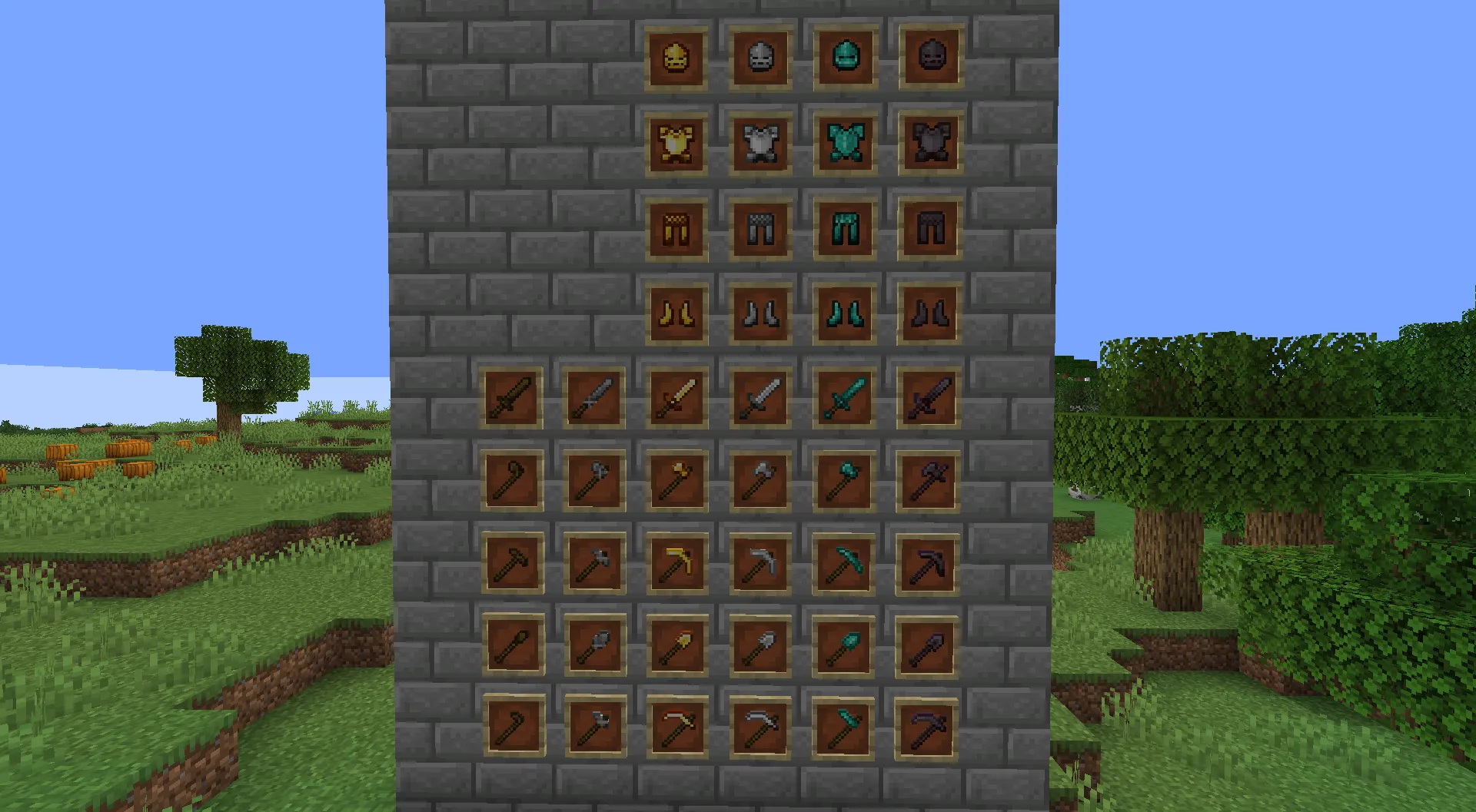 Knights gear, Текстуры, Minecraft