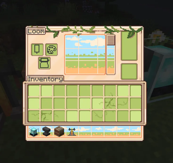 Solarpunk GUI, Текстуры, Minecraft