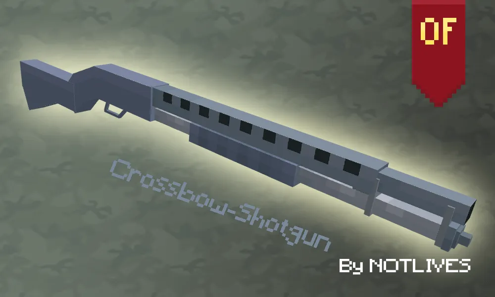 NOTLIVES Crossbow to shotgun — скриншот 2 (Текстуры, Minecraft)