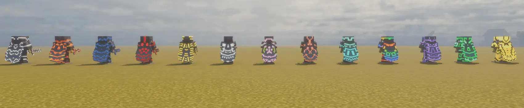 Glowing Trim Ultimate — скриншот 1 (Текстуры, Minecraft)