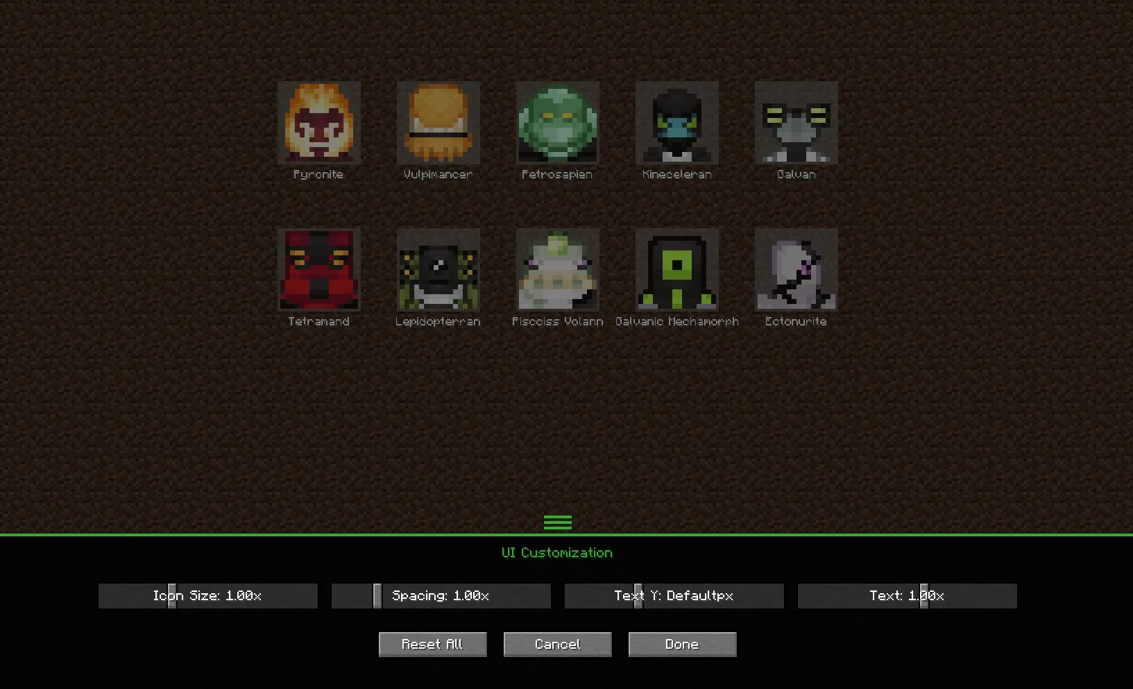 Alien Evolution: First-person Model, Моды, Minecraft