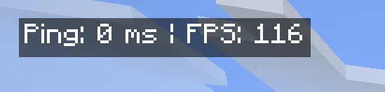 Ping + FPS, Моды, Minecraft
