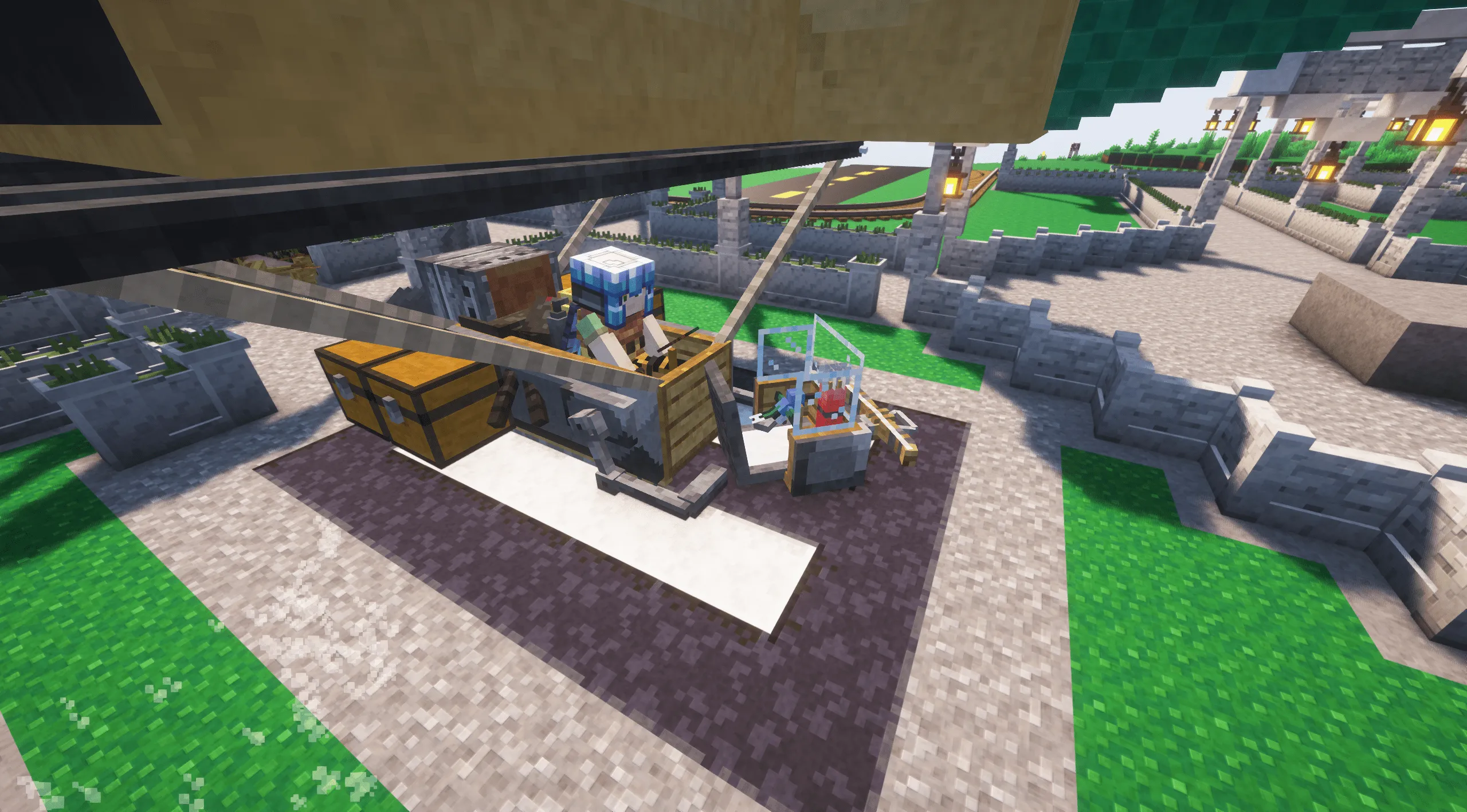 Create: Immersive Colonies - модпак для Майнкрафт - Зона Крафта
