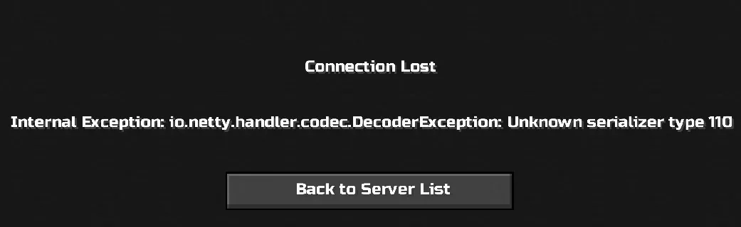 SerializerDebug, Моды, Minecraft