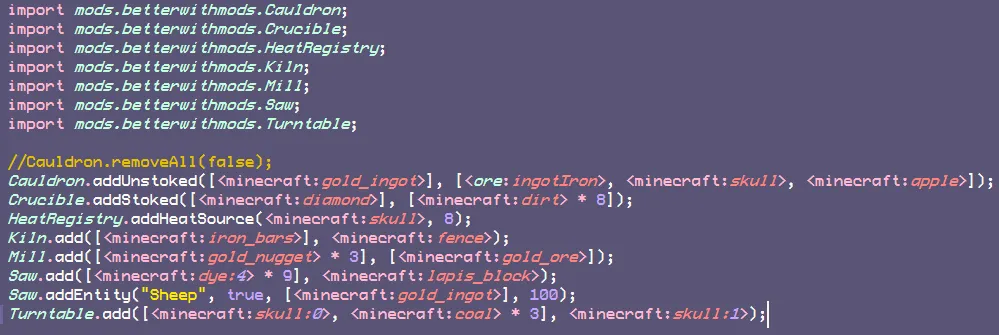 Better With Patches, Моды, Minecraft