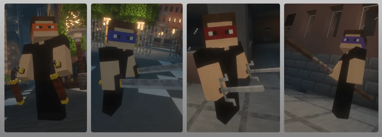 Turtle Dynasty, Моды, Minecraft