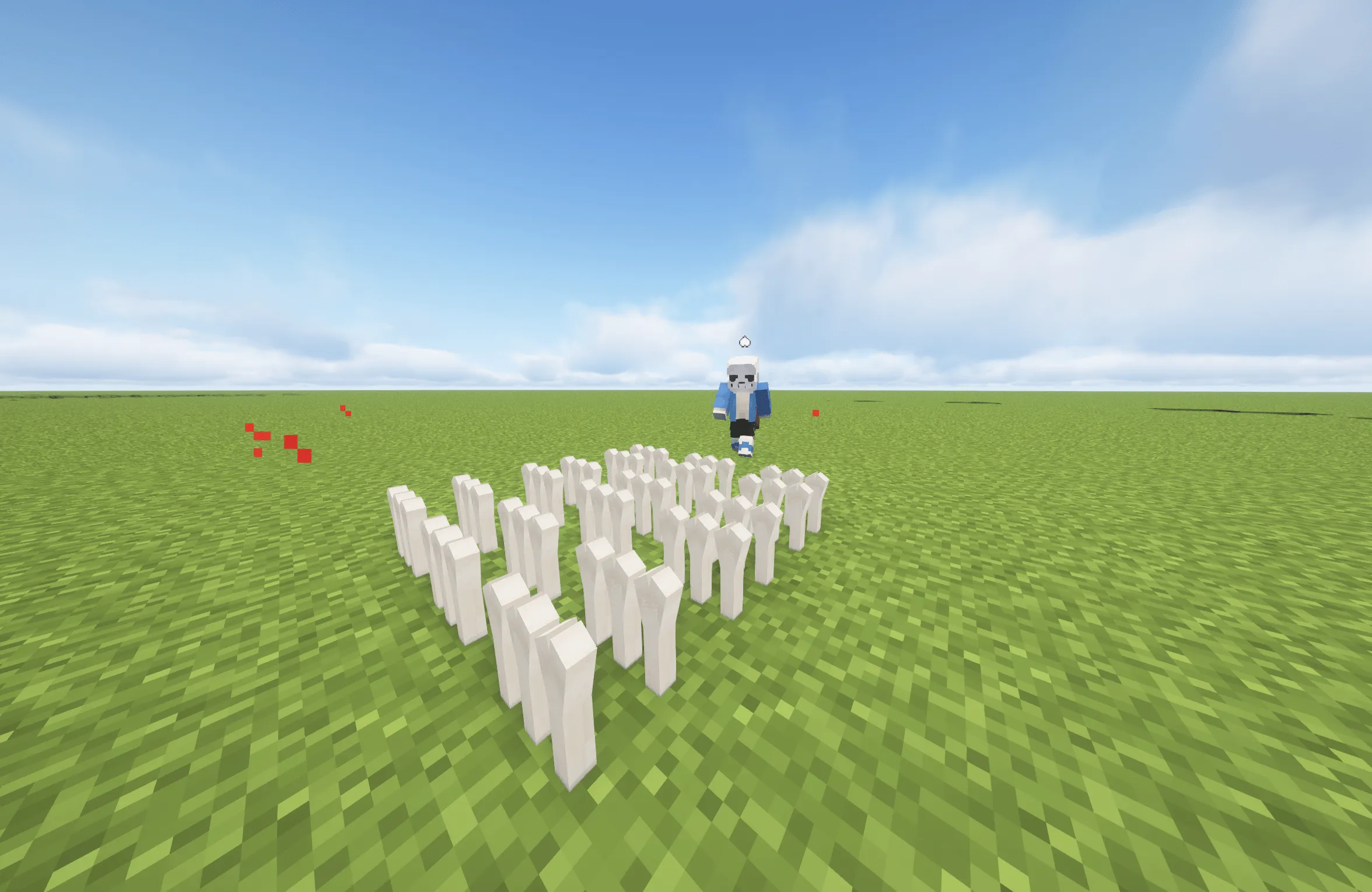Sans The Skeleton: Origins , Текстуры, Minecraft